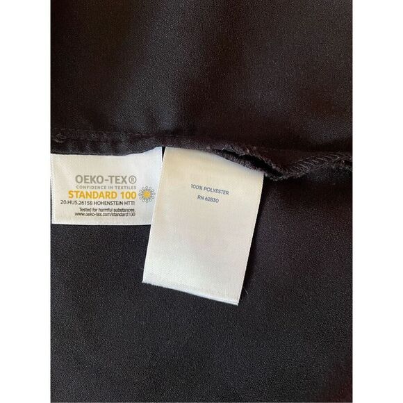 LENDS END BLACK BLOUSE - Picture 6 of 8